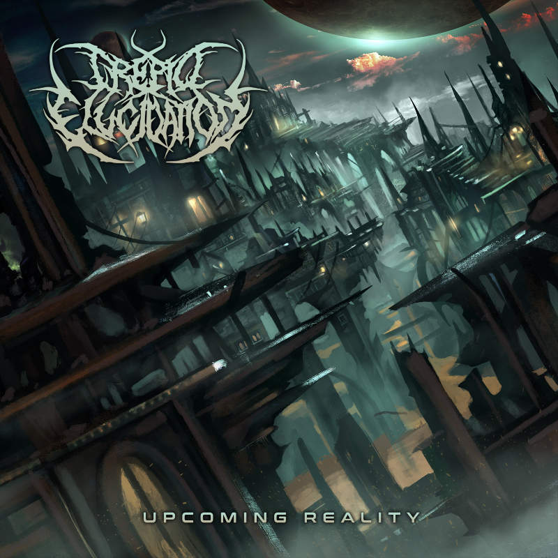 trepid elucidation upcoming reality album cover mosher records